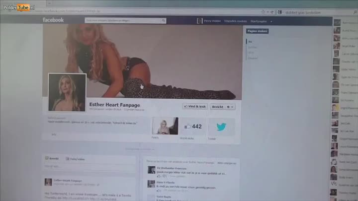 Diego wordt verrast door een bezoekje van Esther Heart